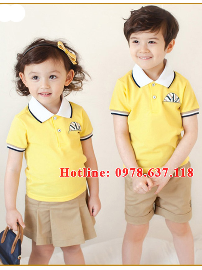 Mẫu đồng phục mầm non - DPMN52 | Mau dong phuc mam non